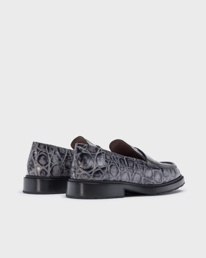 Wonders.com | Grey NED Loafers B-9104 ZAMBESI/OR