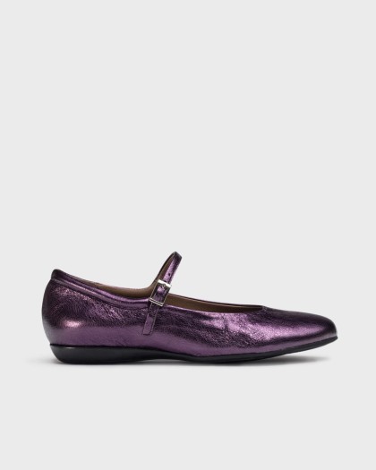 Wonders.com | Purple BO 60 Ballet Flat A-61160 MIMOSA