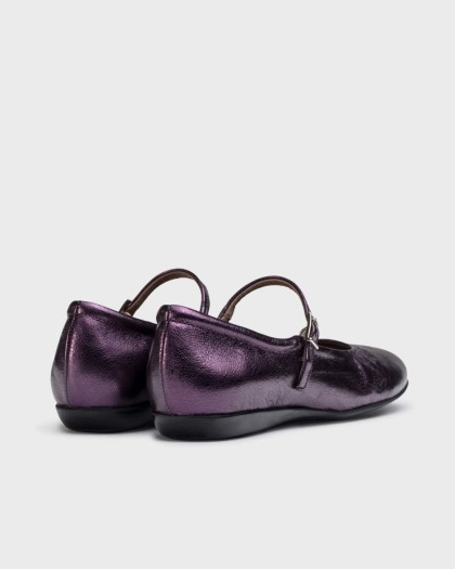 Wonders.com | Purple BO 60 Ballet Flat A-61160 MIMOSA