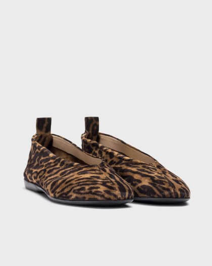 Wonders.com | Animal Print PEPA 61 Ballet Flat A-8661 CALIPSO