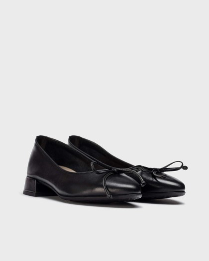Wonders.com | Bailarinas EVOW 01 Negras B-9701 VELVET