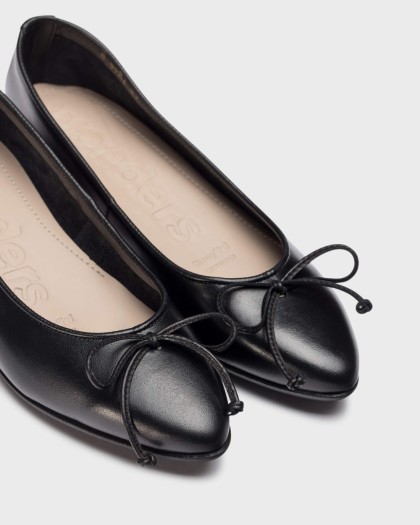 Wonders.com | Bailarinas EVOW 01 Negras B-9701 VELVET