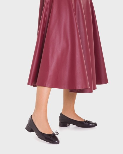 Wonders.com | Bailarinas EVOW 01 Negras B-9701 VELVET