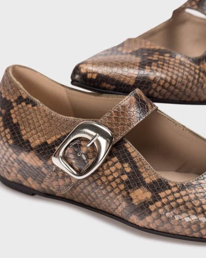 Wonders.com | Snakeskin TRIANA 02 Ballerina A-3830 PYTON