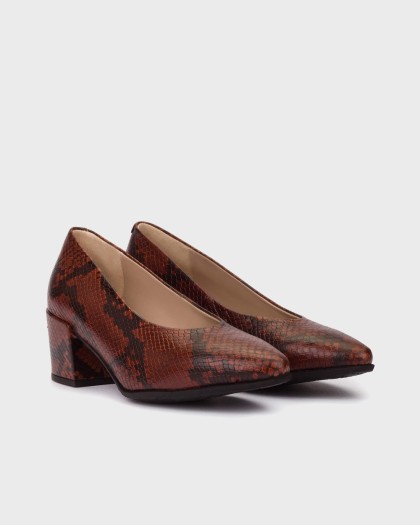 Wonders.com | Brown RUBIN 01 Pump E-7201 PYTON