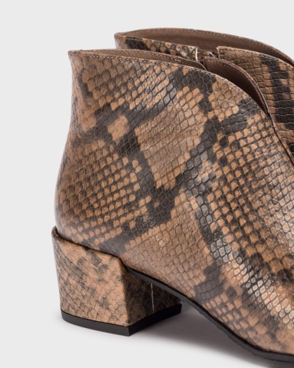 Wonders.com | Snakeskin RUBIN 02 Ankle boots E-7202 PYTON