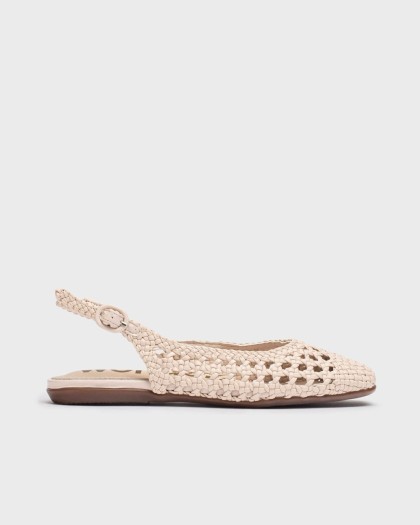 Wonders.com | Beige WOB Ballet pump CH-1002 TRENZADO