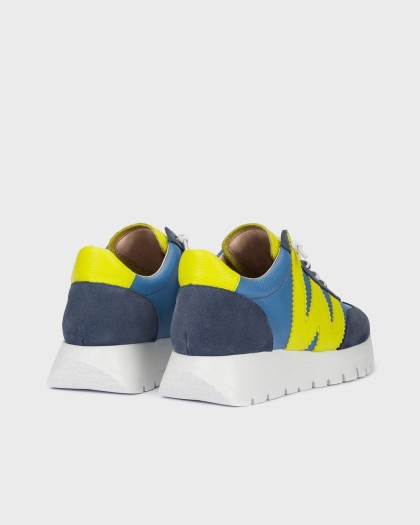 Wonders.com | Navy Blue RACER Sneakers A-2476 COMB.