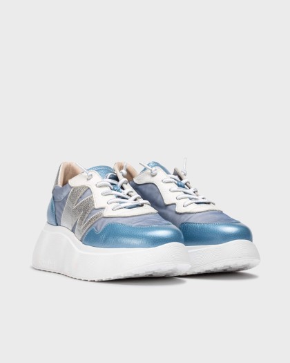 Wonders.com | Blue ZENIT Sneakers A-3622 COMB.