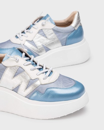 Wonders.com | Blue ZENIT Sneakers A-3622 COMB.
