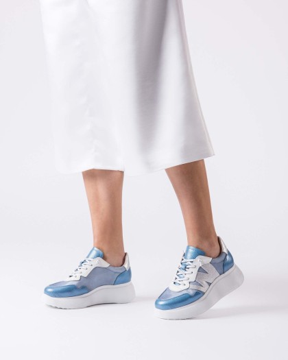 Wonders.com | Blue ZENIT Sneakers A-3622 COMB.