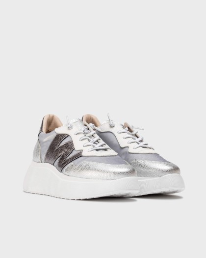 Wonders.com | Silver ZENIT Sneakers A-3622 COMB.