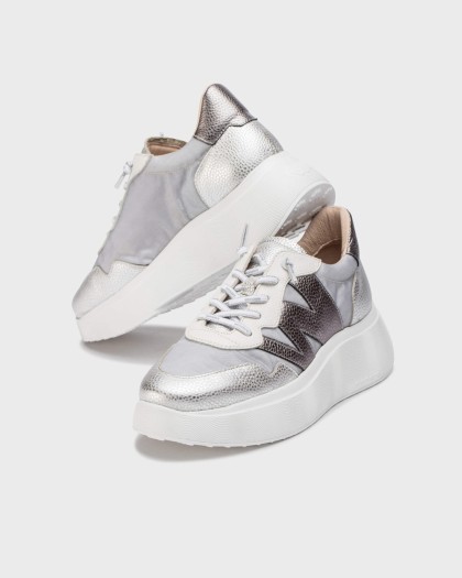Wonders.com | Silver ZENIT Sneakers A-3622 COMB.