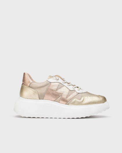 Wonders.com | Deportivas ZÉNIT Oro A-3622 COMB.