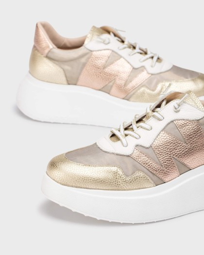 Wonders.com | Deportivas ZÉNIT Oro A-3622 COMB.