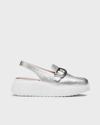 Wonders.com | Silver ACALIA Slingback A-3624 MAX