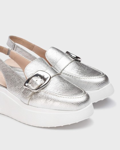 Wonders.com | Silver ACALIA Slingback A-3624 MAX