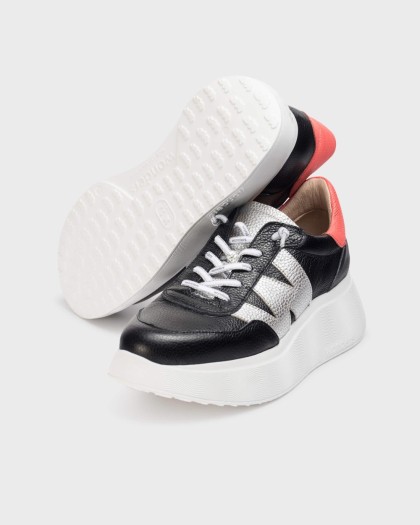 Wonders.com | Deportivas ROMA 25 Negras A-3625 COMB.
