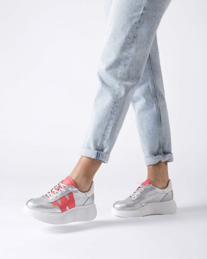 Wonders.com | Deportivas ROMA 25 Plata A-3625 COMB.