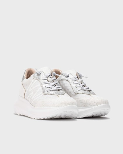 Wonders.com | White AZURE Sneakers A-4001 COMB.