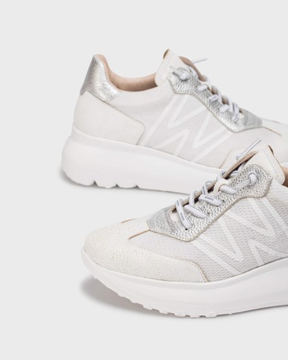 Wonders.com | White AZURE Sneakers A-4001 COMB.