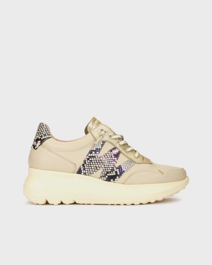 Wonders.com | Snake Skin SAMIRA Sneakers A-4002 WILD/SNAKE