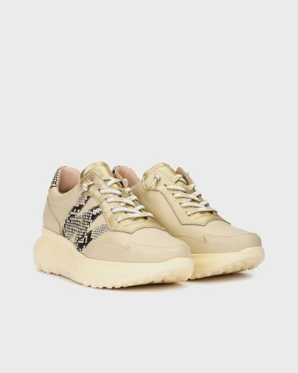 Wonders.com | Snake Skin SAMIRA Sneakers A-4002 WILD/SNAKE