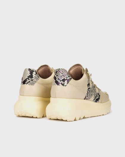 Wonders.com | Snake Skin SAMIRA Sneakers A-4002 WILD/SNAKE