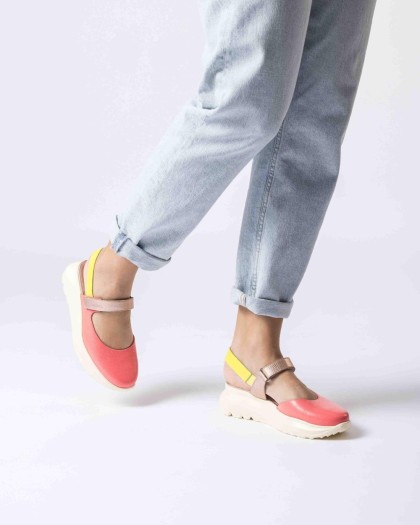 Wonders.com | Coral ZAIRE Slingback A-4004 COMB.