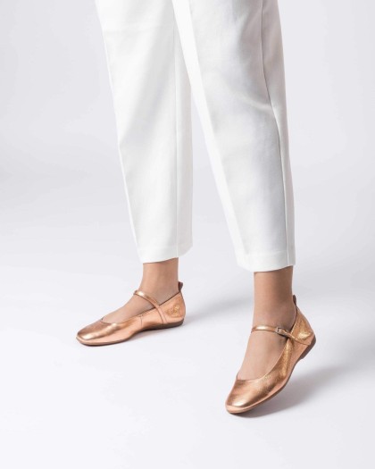 Wonders.com | Rose Gold SEUL Ballerina A-86101 SOFT METAL