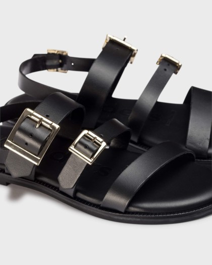 Wonders.com | Sandalias ZORION Negras AB-1340 COMB.