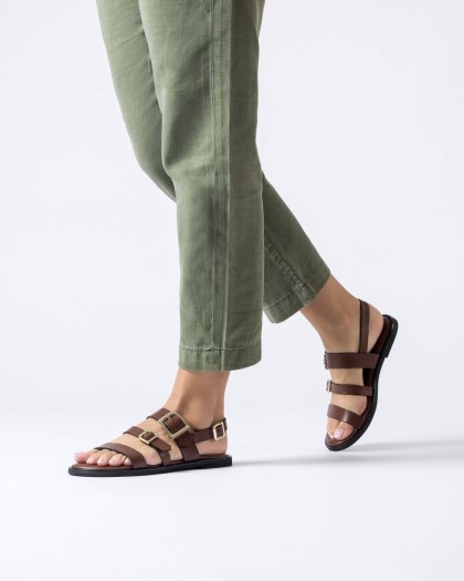 Wonders.com | Sandalias ZORION Marrones AB-1340 COMB.