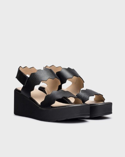 Wonders.com | Black PÚRPURA Sandals B-9501 WILD