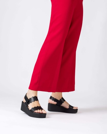 Wonders.com | Black PÚRPURA Sandals B-9501 WILD