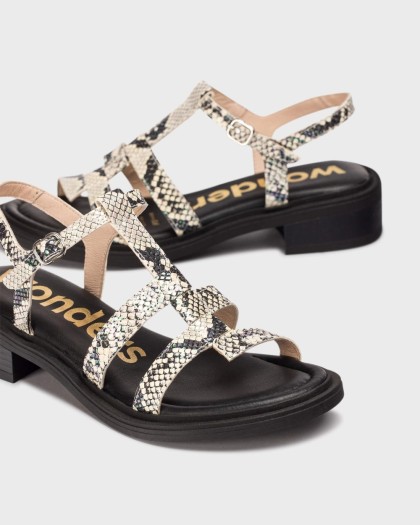 Wonders.com | Snake JANET Sandal B-9604 SNAKE