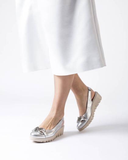 Wonders.com | Silver GALE Slingback C-33331 MAX