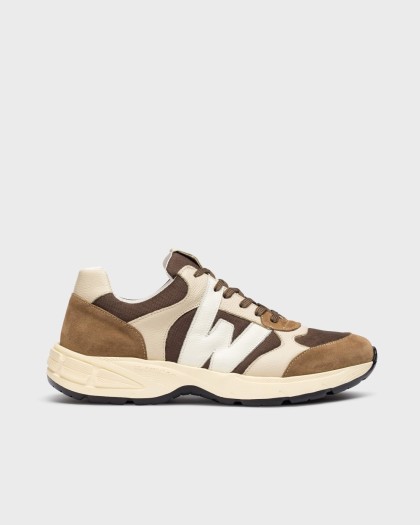 Wonders.com | Brown ELIAN Sneakers CB-2249 COMB.
