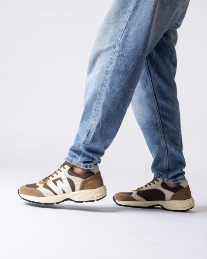 Wonders.com | Brown ELIAN Sneakers CB-2249 COMB.