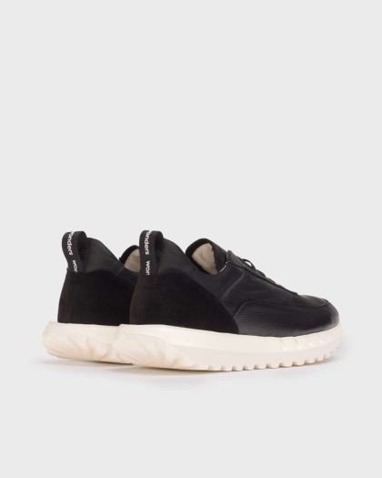 Wonders.com | Black MAURO Sneakers CB-4520 COMB.
