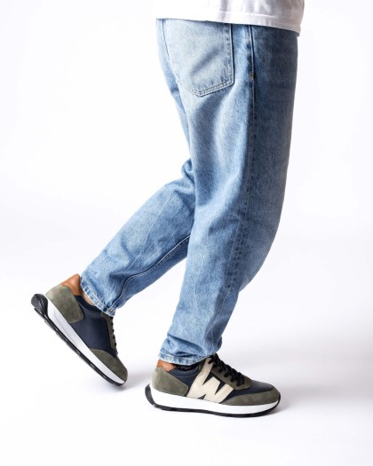 Wonders.com | Deportivas RIN Azul marino CB-4820 COMB.