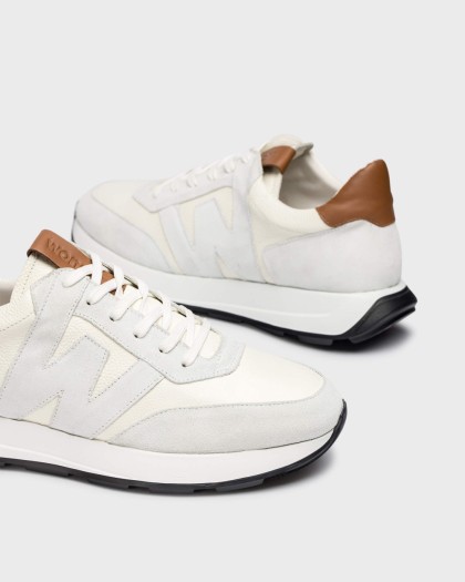 Wonders.com | White RIN Sneakers CB-4820 COMB.