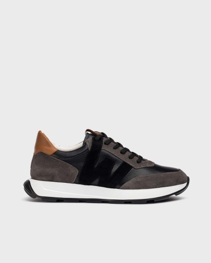 Wonders.com | Black RIN Sneakers CB-4820 COMB.