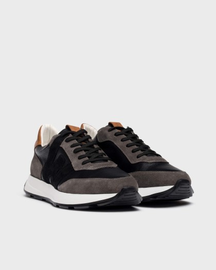 Wonders.com | Black RIN Sneakers CB-4820 COMB.