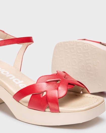 Wonders.com | Sandalias CATALINA Rojo D-1011 ISEO