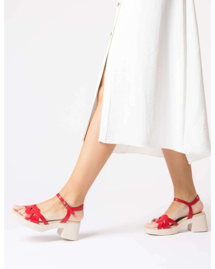 Wonders.com | Sandalias CATALINA Rojo D-1011 ISEO