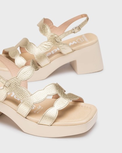 Wonders.com | Sandalias HURA Oro D-1020 MAX
