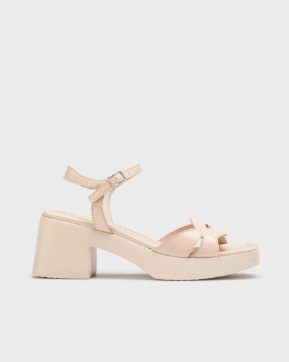 Wonders.com | Sandalias LIBERTAD Nude D-1021 LACK
