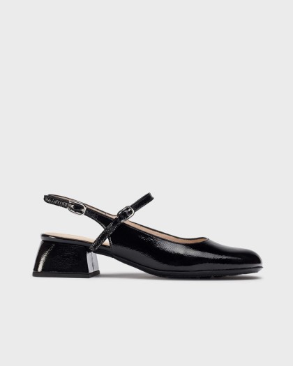 Wonders.com | Black VESNA Slingback D-1222 LACK