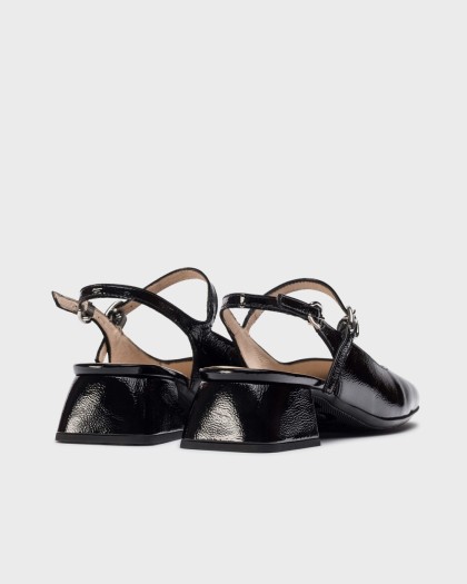 Wonders.com | Black VESNA Slingback D-1222 LACK