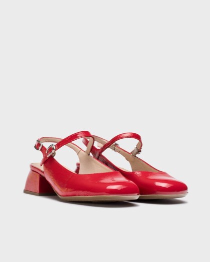 Wonders.com | Red VESNA Slingback D-1222 LACK